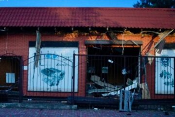Russian drone strikes spark fire at enterprise, damage homes in Zaporizhzhia and district