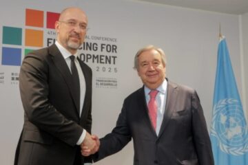 PM Shmyhal meets Guterres in Spain, calls for sustained international pressure on Russia