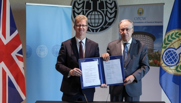 UK contributes GBP 400,000 to support OPCW activities in Ukraine