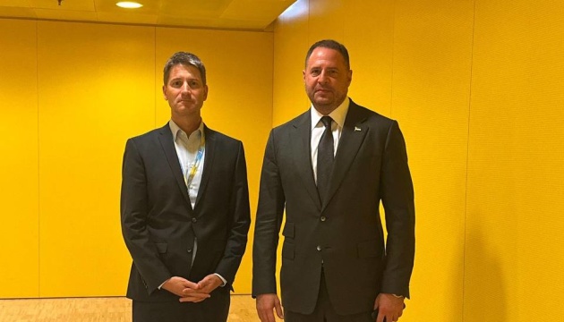Head of the Office of the President of Ukraine discusses Ukraine’s support with Swiss National Security Adviser