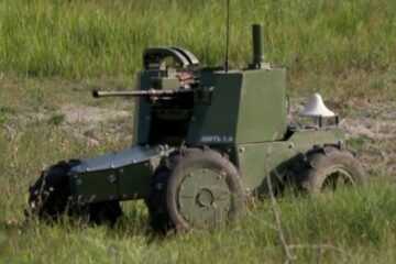 DIU shows ground robot “Liut” destroying enemy targets in Sumy region