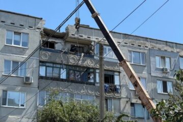 Aftermath of Russian shelling in Pavlohrad revealed