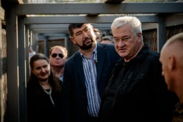 Sybiha, Ukrainian ambassadors visit frontline positions in Zaporizhzhia region