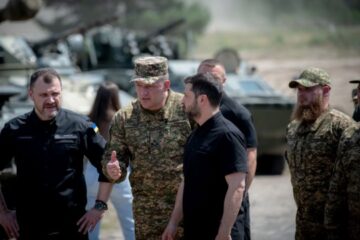 Zelensky observes National Guard training exercises