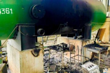District boiler room in Kharkiv damaged in massive Russian attack