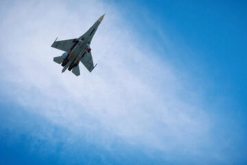 In Russia, SU-27UB fighter jet was destroyed at Armavir airfield