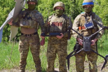 UAV operators hit tank, seven vehicles, and three Russian shelters in Kharkiv Region