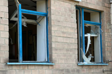 Russian drone strike damages civilian infrastructure in Chernihiv region