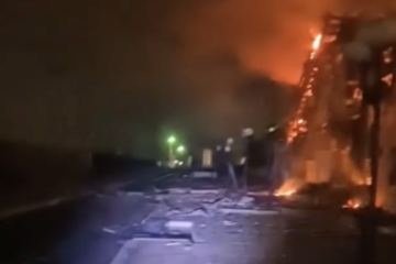 Invaders attack railway station in Synelnykove, Dnipropetrovsk region