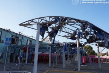 Mobile bus station to be established in Zaporizhzhia on site of destroyed with missile strike
