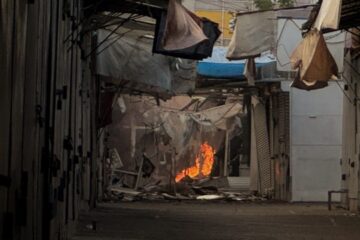 Russian forces strike central market in Sumy with Molniya drone, one injured