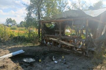 Russians attack village in Chernihiv region with a drone, two women wounded