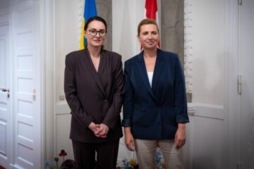 Ukrainian, Danish PMs discuss start of EU membership talks