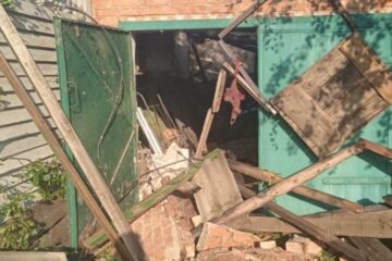 Russian forces launch second drone strike on village in Kharkiv region