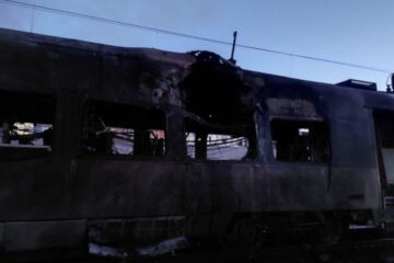 Russians attack Intercity+ train depot: one train severely damaged