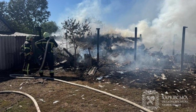 Russian drones strike nine settlements in Kharkiv region, causing damage