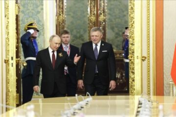 Slovak PM Fico meets Putin in Beijing, discusses Ukraine