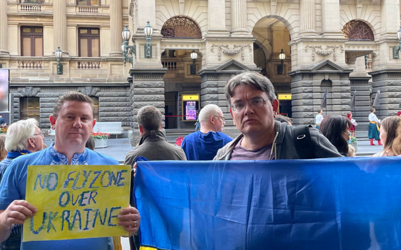 The Ukrainian community of Australia demands: NO FLYZONE OVER UKRAINE