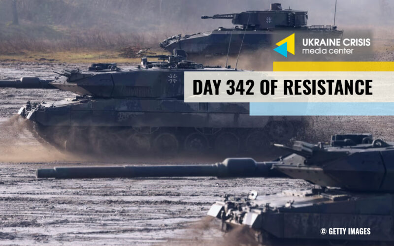 Day 342: Ukraine to get 120-140 Western tanks in first wave, what Ukraine expects from EU-Ukraine summit