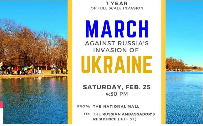 March Against russia’s Invasion of Ukraine – Washington, D.C.