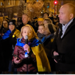 Vigil and Protest to Mark One Year of the Full-scale russia’s War against Ukraine