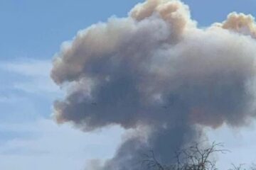 Explosions rock occupied towns of Berdiansk, Tokmak