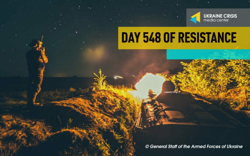 Day 548: Ukrainian troops break through first line of Russian defenses
